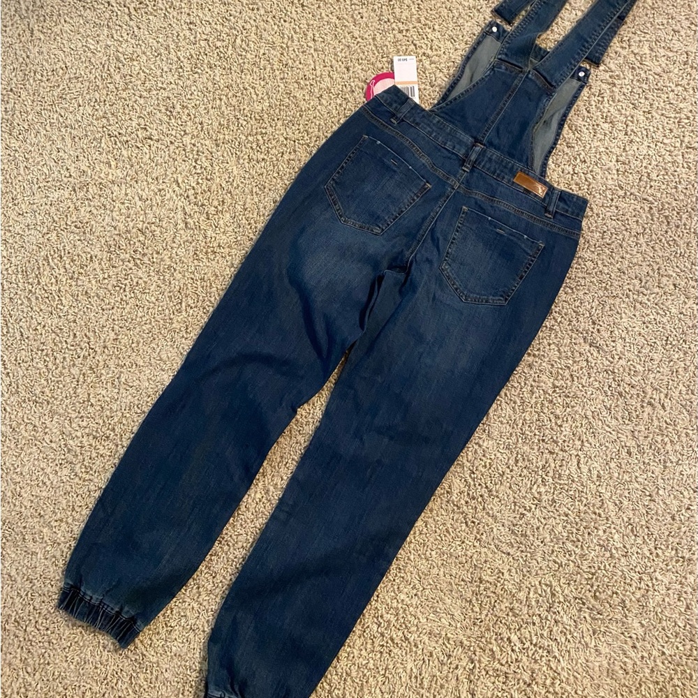 Dark Blue Denim Overalls